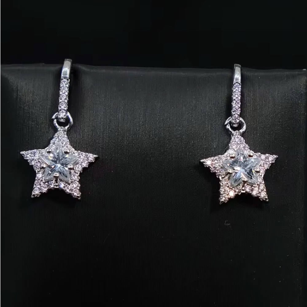 Sterling Silver Star Earrings